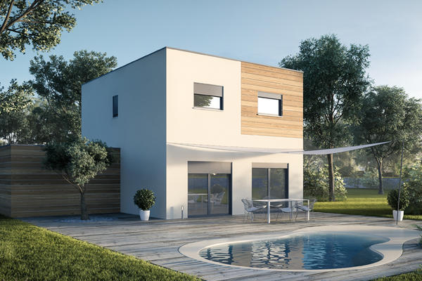 Maisons M2 maison toitures plates - Constructeur Agen Bordeaux et Toulouse