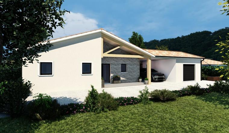 Projet de construction villa Layrac - constructeur de maisons Agen